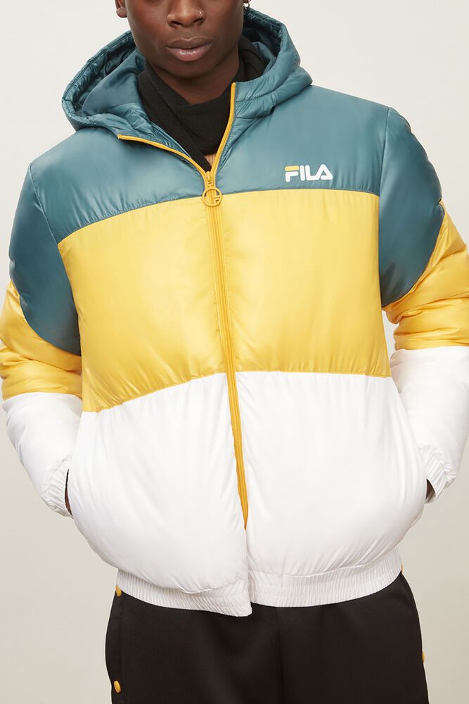 Fila Miesten Takki Tatum Wind Valkoinen - XKUD-63109